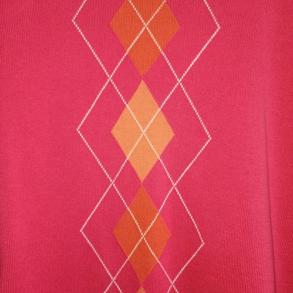 Izod Pink Sweater Size XL - Picture 2 of 13